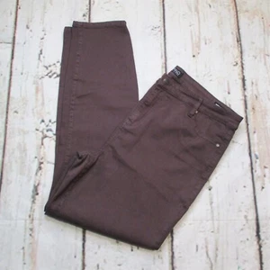 Buffalo David Bitton Damengröße 16 Reg Hanna hoher Bund Skinny Leg Jeans braun - Bild 1 von 8