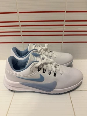 Men 12 Nike Victory Pro 4 White/Psychic Blue Golf Shoes FZ7611-101