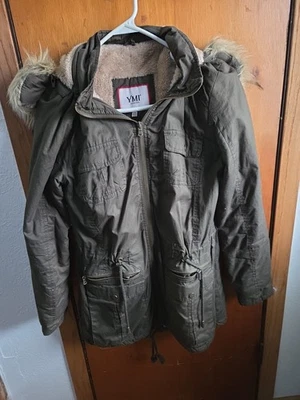 Junior's YMI Coat With Hood Size Large - Image 1 of 4