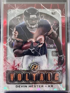 2024 Topps Resurgence Devin Hester Voltaic /5 Red Power Surge 🔥🔥🔥 - Picture 1 of 2