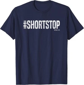 Fastpitch Softball Funny Shortstop T-Shirt Hoodie - Picture 1 of 9