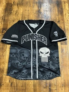 Vintage The Punisher 2001 Marvel Baseball Jersey Size XL - Picture 1 of 17