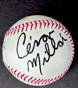 CESAR MILLAN SIGNED OML WS Baseball AUTOGRAPHED THE DOG WHISPERER RARE - Picture 1 of 3