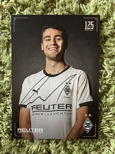 Autogrammkarte Giovanni Reyna Borussia Mönchengladbach 2025/2026 signiert - Bild 1 von 2