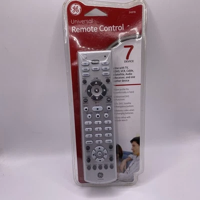 GE Universal Remote Control, 7 Device, 24978 - Image 1 of 2