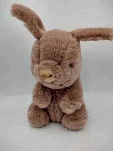 Gund Hamlet Baby Schwein 1980 Plüsch 11 Zoll braun rosegold rosa sitzend - Bild 1 von 6