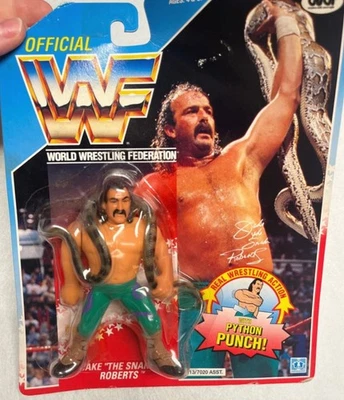 Jake The Snake Roberts WWF Hasbro 1990 1991 World Wrestling Federation. - Immagine 1 di 4