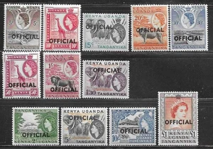 Tanganyika Scott# O1-O12 MNH - Picture 1 of 1
