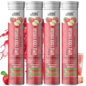 The Body Reserve Apfelessig | 80 Tabletten 4er Pack (Grüner Apfel) - Bild 1 von 7