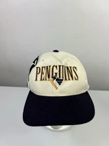 Vintage 90's Sports Specialties NHL Pittsburgh Penguins Shadow Hat SnapBack - Picture 1 of 8