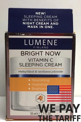 Pack of 4 Lumene Bright Now Vitamin C Sleeping Cream-Discontinued - Image 1 of 4