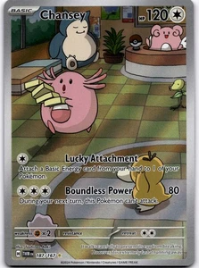 Chansey Illustration Rare SV06: Twilight Masquerade 187/167 NM - Picture 1 of 2