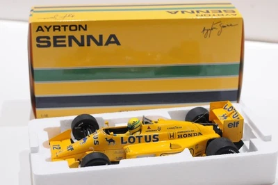 MINICHAMPS 1987 LOTUS HONDA 99T AYRTON SENNA #12 1987 MONACO GP SCALE 1:18 - Image 1 of 4