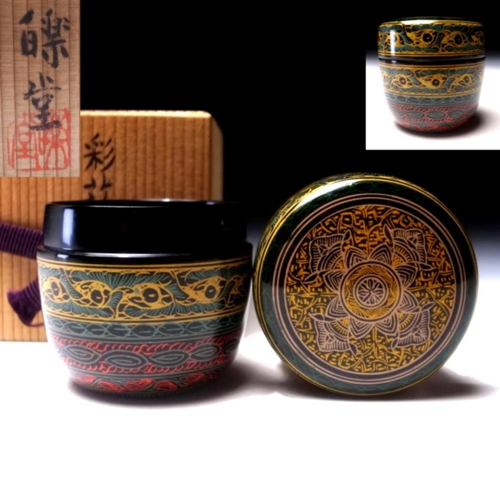 古董日本茶叶罐| eBay