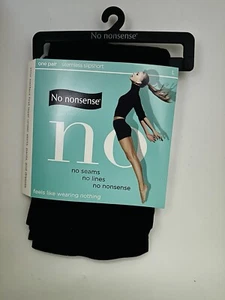 New Size L No Nonsense Seamless Black Slipshort - Picture 1 of 2