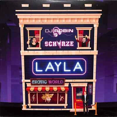 DJ Robin & Schürze / LAYLA (LTD. EDITION) (neon gelb 7 INCH) / Polydor / 483827 - Bild 1 von 2