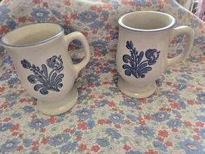 Tazze da caffè irlandesi vintage Pflatzgraff Yorktowne con piedi (2 tazze) - Foto 1 di 5