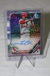 2019 Bowman Mega Box Chrome Mojo Auto Luken Baker #BMA-LB Auto - Picture 1 of 2