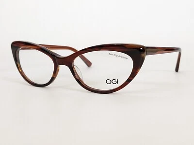 Monturas de gafas de gato OGI Evolution 3114 1453 Japón: marrón oscuro / 53-17-145 Foto 1 de 4