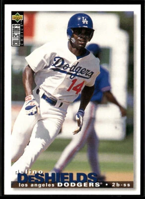 Delino DeShields 1995 Collector's Choice 218 Los Angeles Dodgers Baseball Card - Image 1 of 2