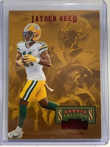Panini Contenders Jayden Reed #22 RC 2023 Rookie Stallions lámina roja - Packers - Imagen 1 de 2
