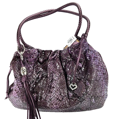NWT BRIGHTON LARGE Nolita Shimmer Tote with Exterior Zip Side Pockets MSRP $330 - Image 1 of 4