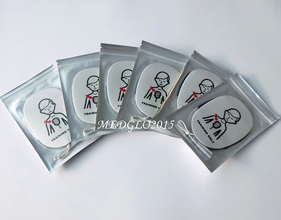 10 paia/confezione elettrodi allenamento bambini cuscinetti di ricambio per XFT AED Trainer - Immagine 1 di 4