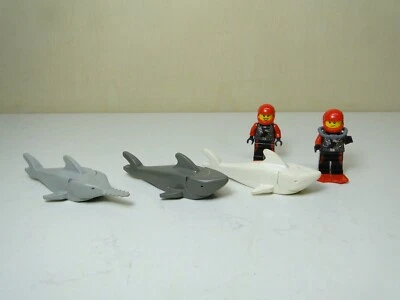 Lego Minifigures Sharks Sawtooth Deep Sea Explorers Divers Lot - Image 1 of 4