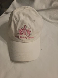 Disneyland Resort Hat Princess Castle Girls White and Pink Adjustable - Picture 1 of 7
