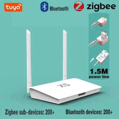 Zigbee 3.0 / Bluetooth 5.0 2 en 1 Gateway Hub X5 mejorado con acceso a 200+ Foto 1 de 4