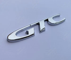 Argento Cromato Posteriore Emblema Distintivo per Opel Astra GTC Modelli 1.4 1.6 - Foto 1 di 4