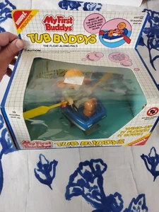 vtg rare My First Buddys Tub Buddys 1989 80s New In Box Buddy L Toy Float Along - Picture 1 of 6