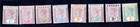 GRENADA 1895 S.G. #48-55 COMPLETE SET SC. #39-46 MINT HINGED