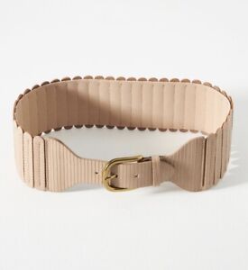 New! Anthropologie Tabitha Tall Belt taupe small