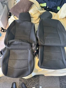 2018 2019 2020 2021 2022 2023 2024 GMC Terrain OEM cloth seat cover set black - Picture 1 of 7