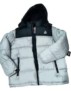 Reebok Herren Colorblock Kapuze schwere gefütterte Jacke Größe 2XL/2TG - Bild 1 von 7