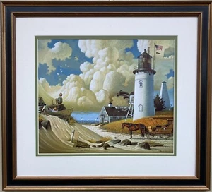 Charles Wysocki "Dreamers" New Framed Art Print Americana Rural - Bild 1 von 3