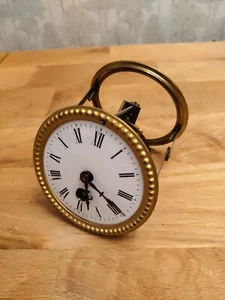 Antique Mechanical French Brevete S.G.D.G Clock Movement 9.5x9.5 Unteste/Repair - Imagen 1 de 6
