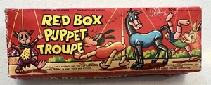 Vintage Monkey Marionette Puppet In Original Box -Red Box Toys c1960's VERY RARE - Picture 1 of 8