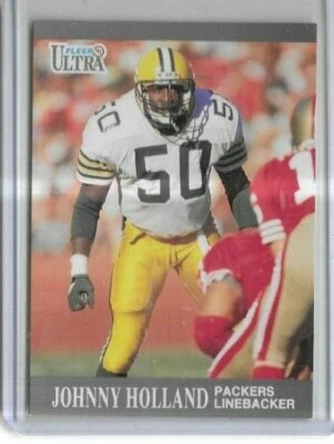 1991 Fleer Ultra Football #173 Johnny Holland Green Bay Packers - Image 1 of 2
