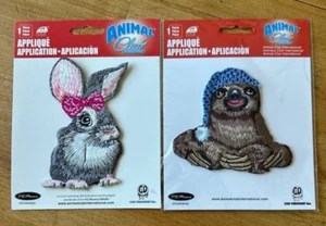 2er Set Patch auf Kleidungsstück Stickerei Animal Club International - Bild 1 von 8