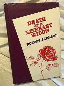 LARGE PRINT Robert Barnard DEATH OF A LITERARY WIDOW One Husband Two Widows - Picture 1 of 5