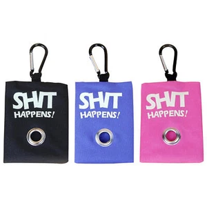 2X Dog Waste Bag Holder Poop Bags Organizer Carrier with Carabiner Pet Poop Bags - Picture 1 of 15