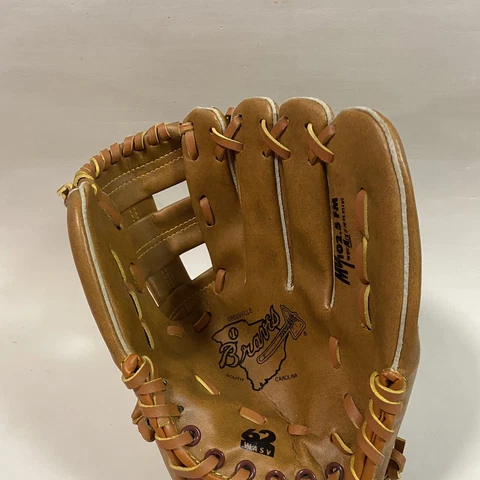 Vintage Greenville Braves Baseball Gloves My102.5 FM 62 WASV CCB Bank Cover