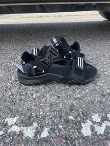 adidas Unisex Terrex Cyprex Ultra DLX Sandals, Black/White/Black, 8 US Men New - Picture 1 of 4