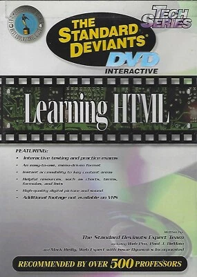 Standard Deviants Learn HTML Tech Series - Interactive Tutorial DVD Software - Image 1 of 2