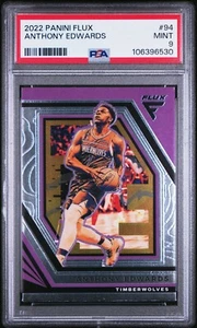 2022 Panini Flux #94 Anthony Edwards PSA 9 - Picture 1 of 2