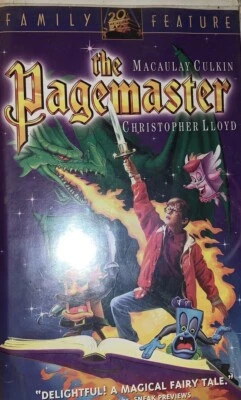 The Pagemaster (VHS, 1995, Clamshell) Foto 1 de 4