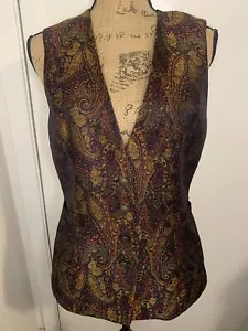 Vintage Ellen Tracy Company Vest 10 - Picture 1 of 7