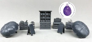Maquette, diorama, terrain decor, miniature, shelf, furniture, meuble, armoire - Picture 1 of 4